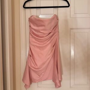 House of CB Blush Strapless Dress